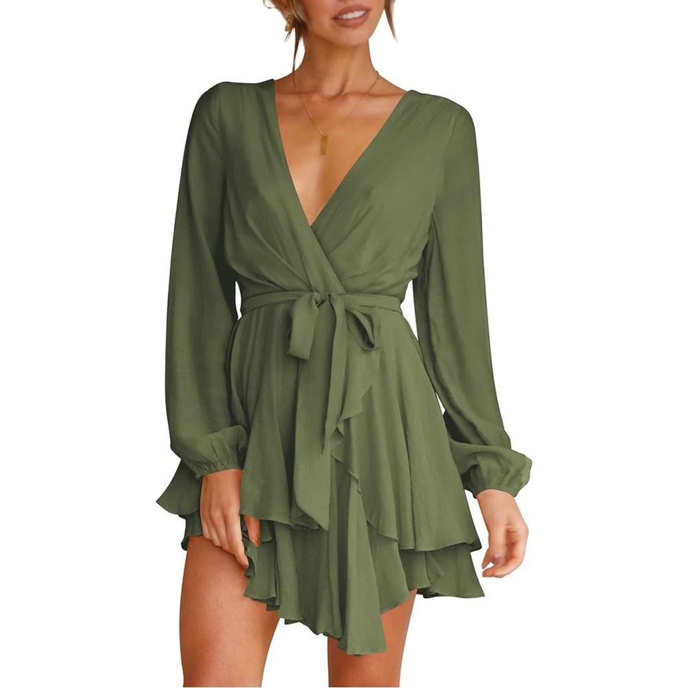 Cosonsen | Ruffle Mini Dress